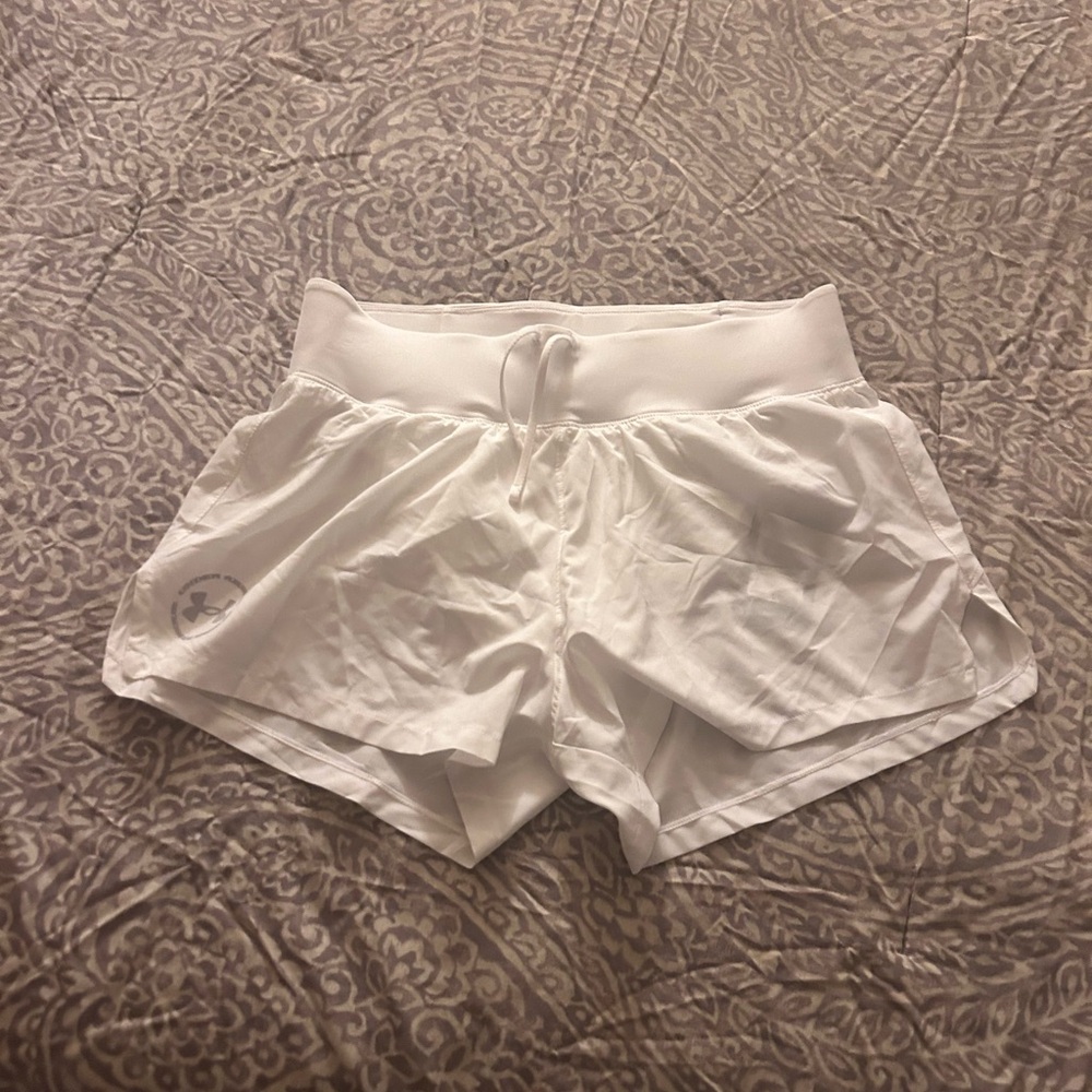 Under Armour Women's White Athletic Shorts